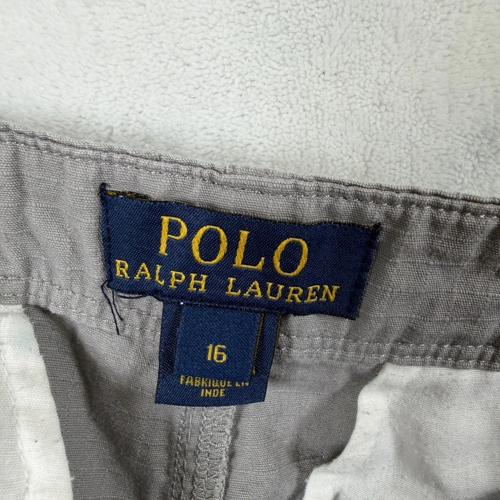 Polo Ralph Lauren Cargo Shorts Boys Size 16 - Stained